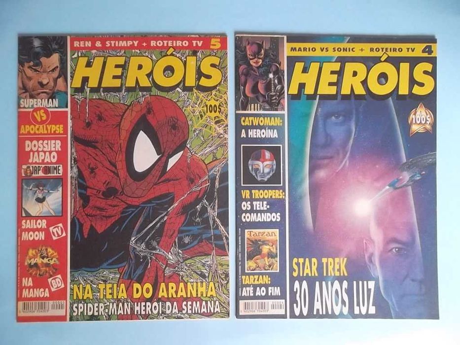 HERÓIS , Coleção completa Nº 1 a 8