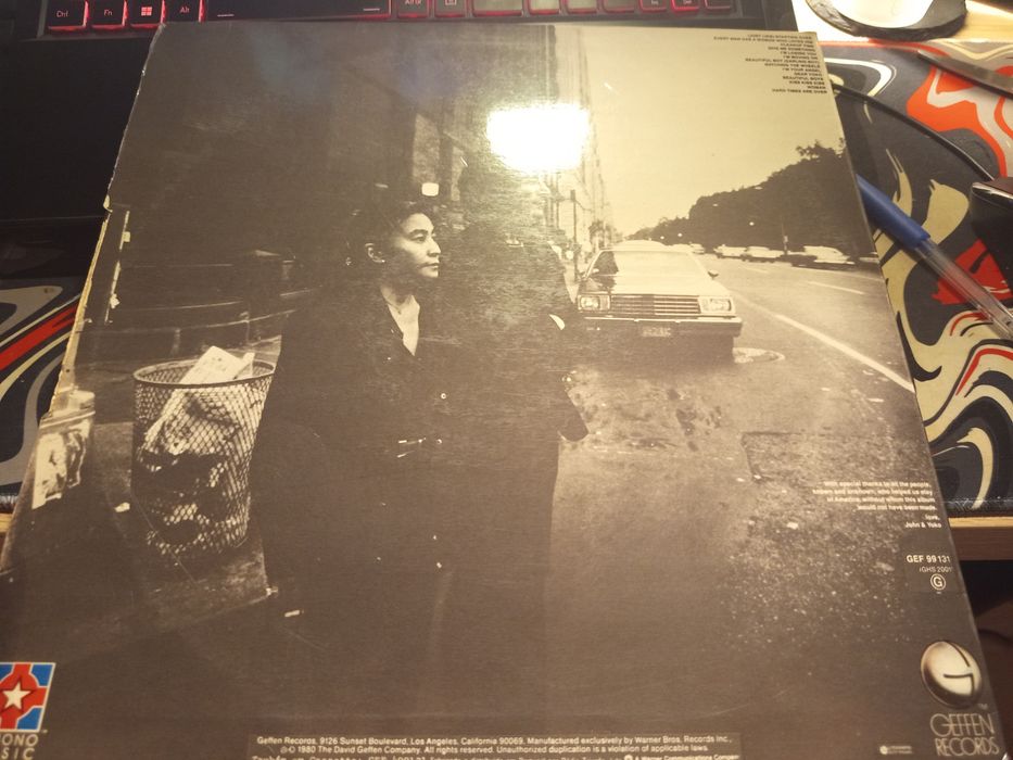 Vinyl "Double Fantasy" de John Lennon