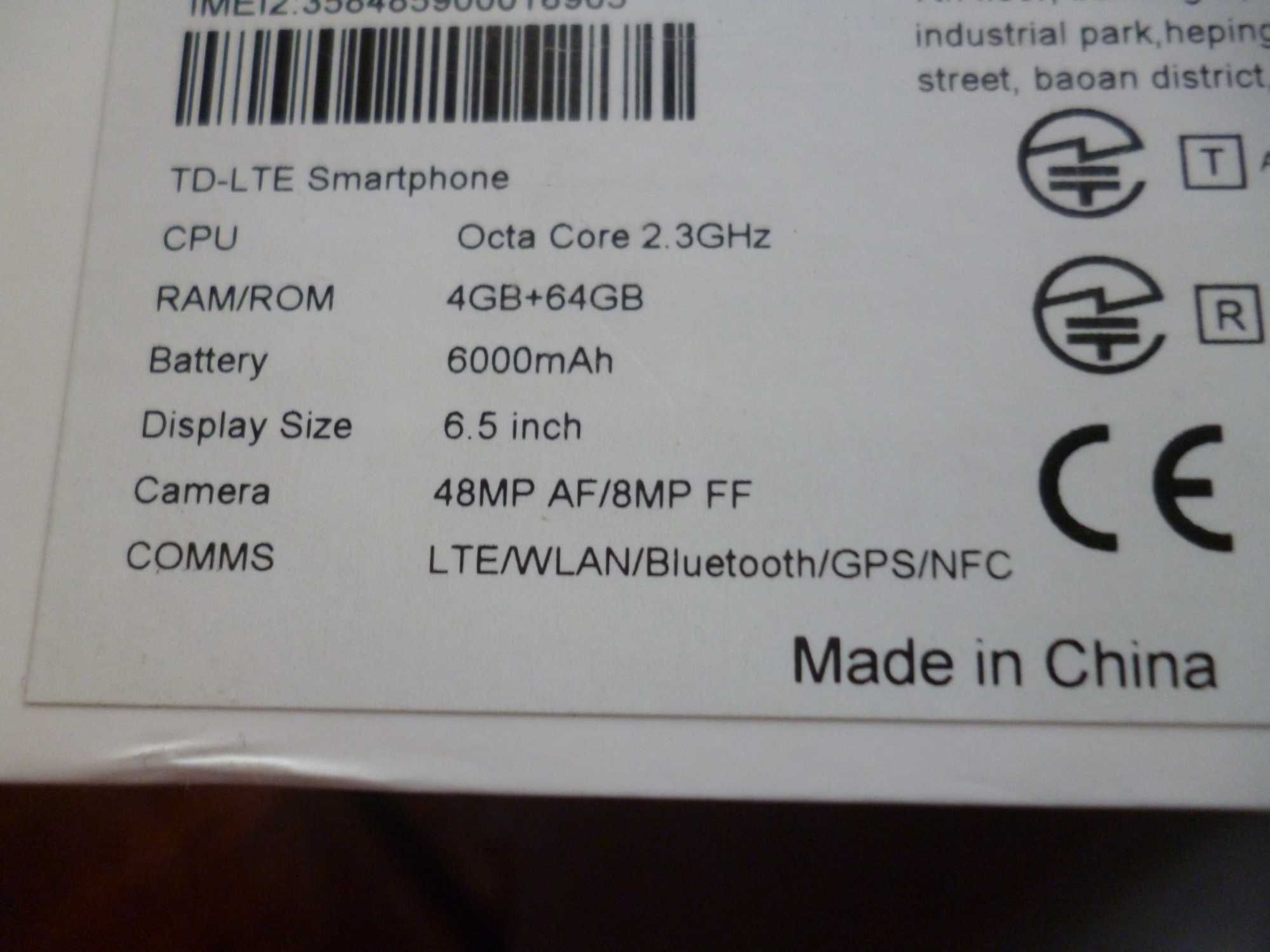 Новий NFC Unigertz Tick Tock E смартфон, телефон Android 4G LTE