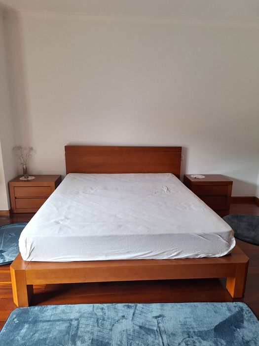 Mobilia quarto MDF folheada a cerejeira