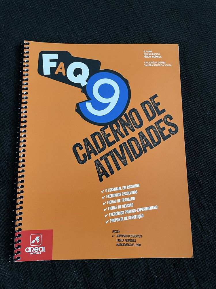 Faq 9 fisico-quimica 9 ano caderno de atividades