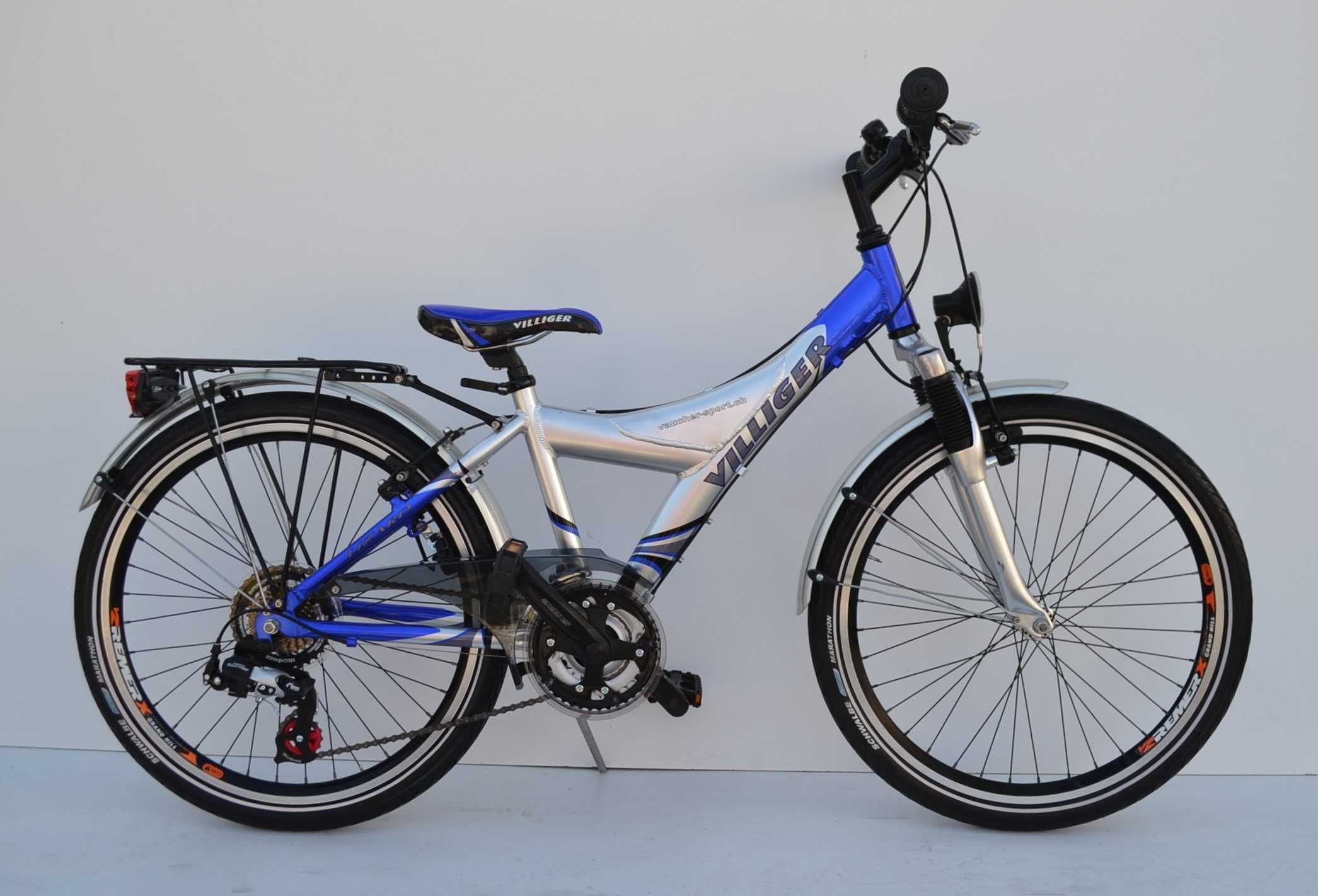 Aluminiowy rower dla dziecka Villiger koła 24 3x7 shimano tourney amor
