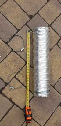 Гофрированная труба с хомутами диаметр 100 мм.Длинна 0,40 см.