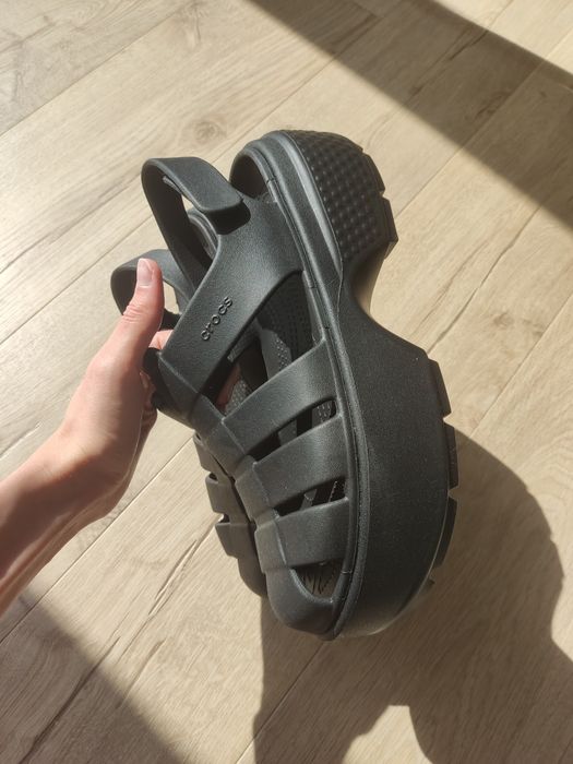 Новые босоножки crocs 42 43 кроксы W11