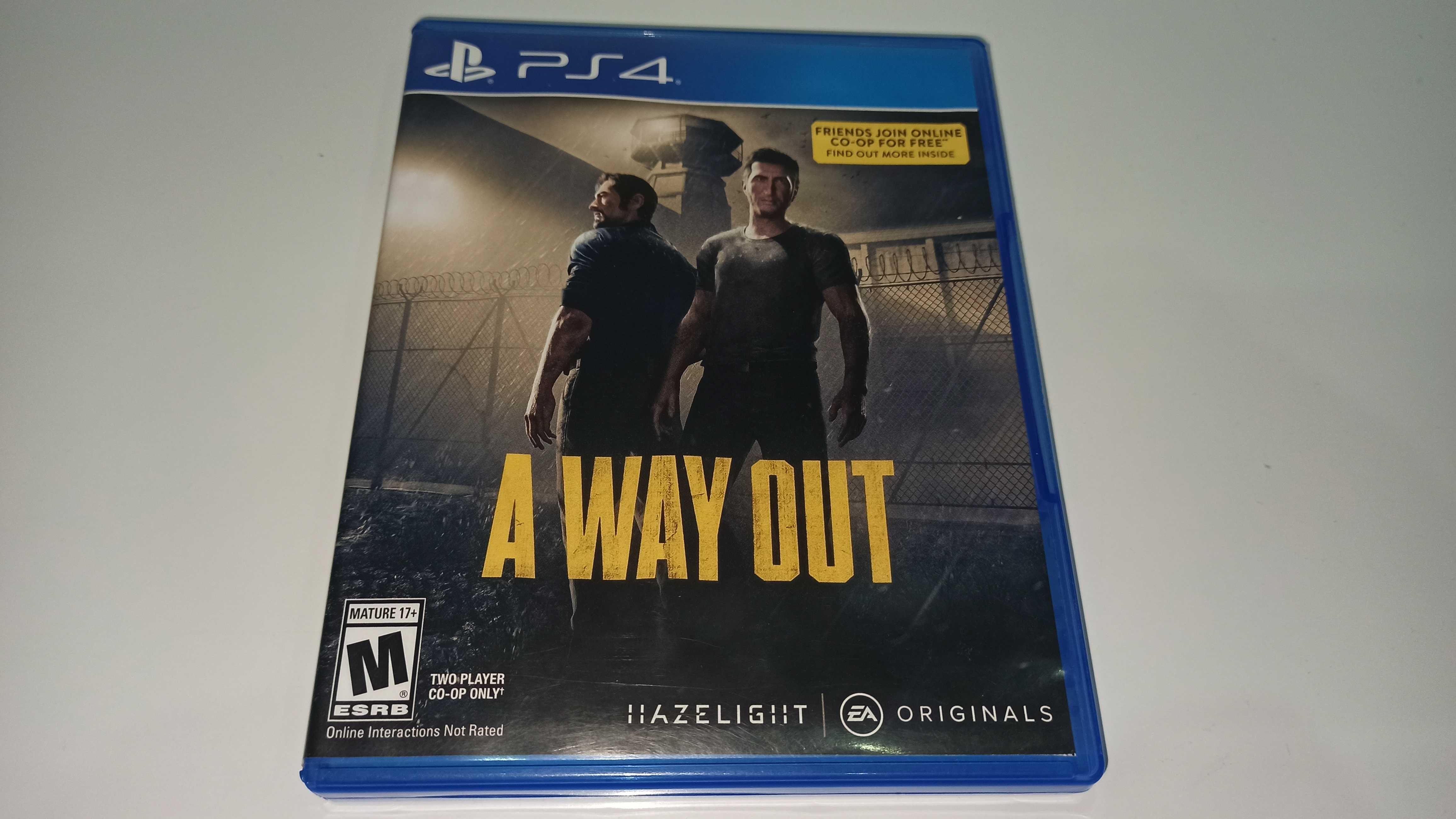 ps4 A WAY OUT po polsku, fabuła dla 2 graczy, tryb kooperacji co-op