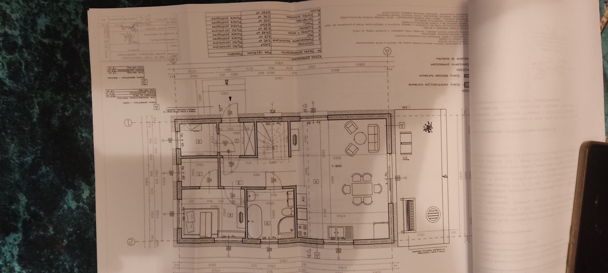 Projekt budowlany domu jednorodzinnego. Nowy