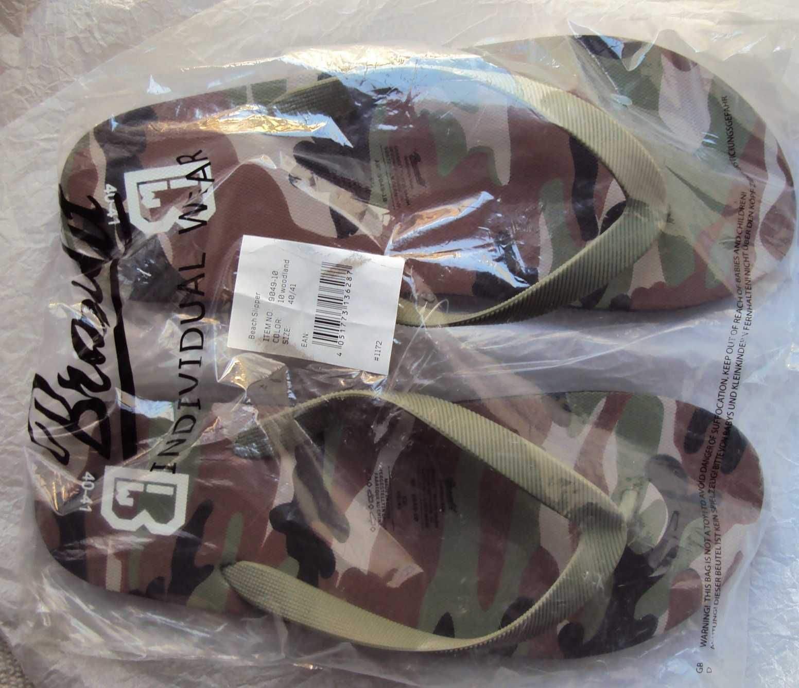 BRANDIT Flip-flops chinelos dedo/praia 40-41 NOVO 9.5€, +2€ portes