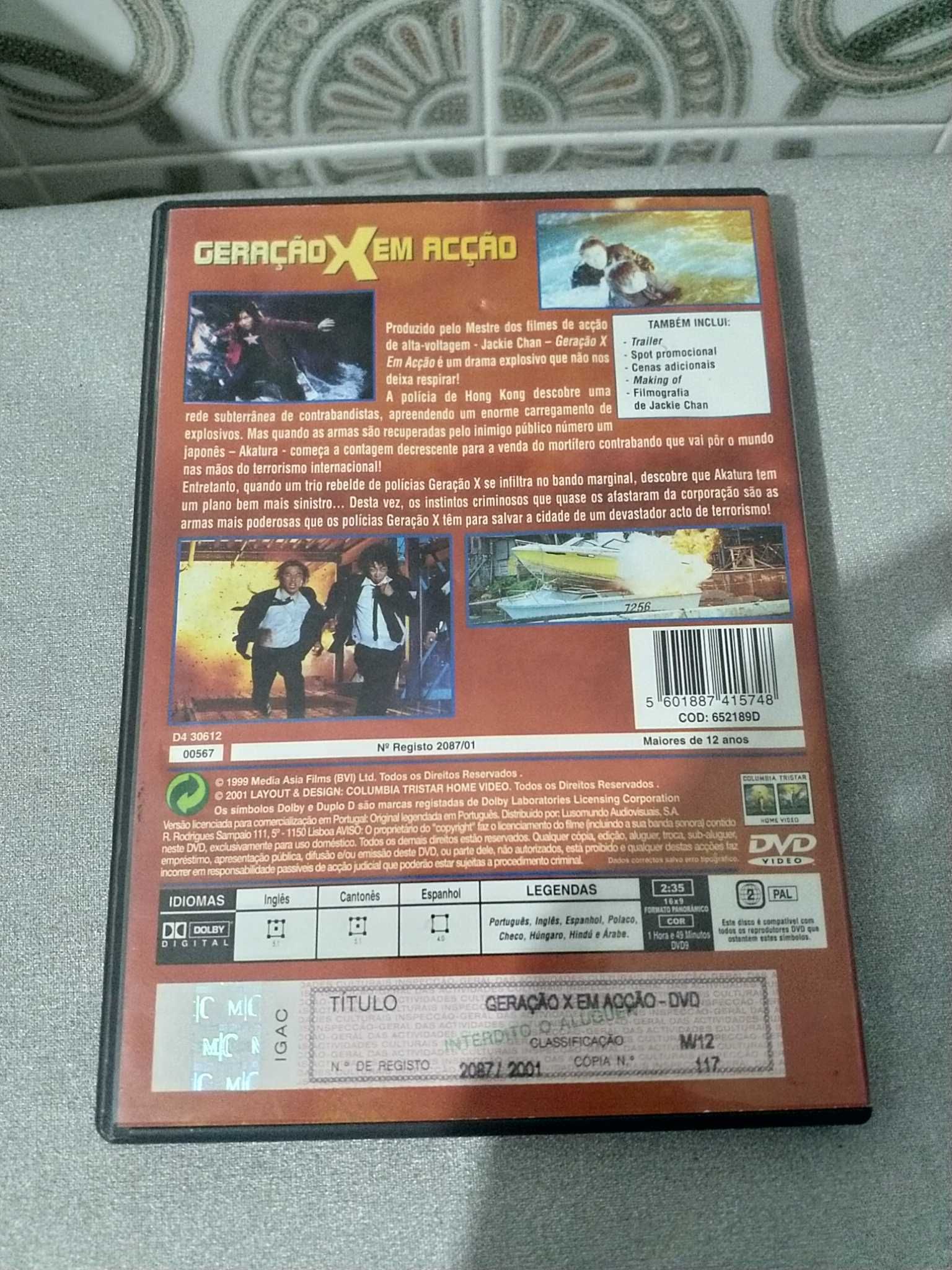 Filme Geração X em Ação - DVD