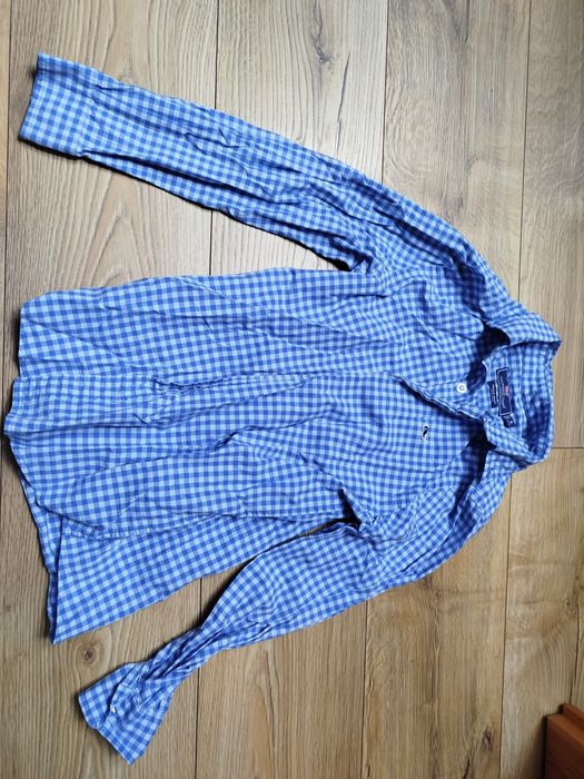 Koszula chłopięca w kratkę 134