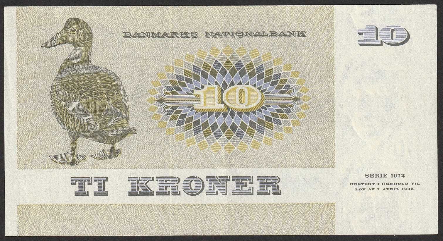 Dania 10 koron 1972 - stan 2+