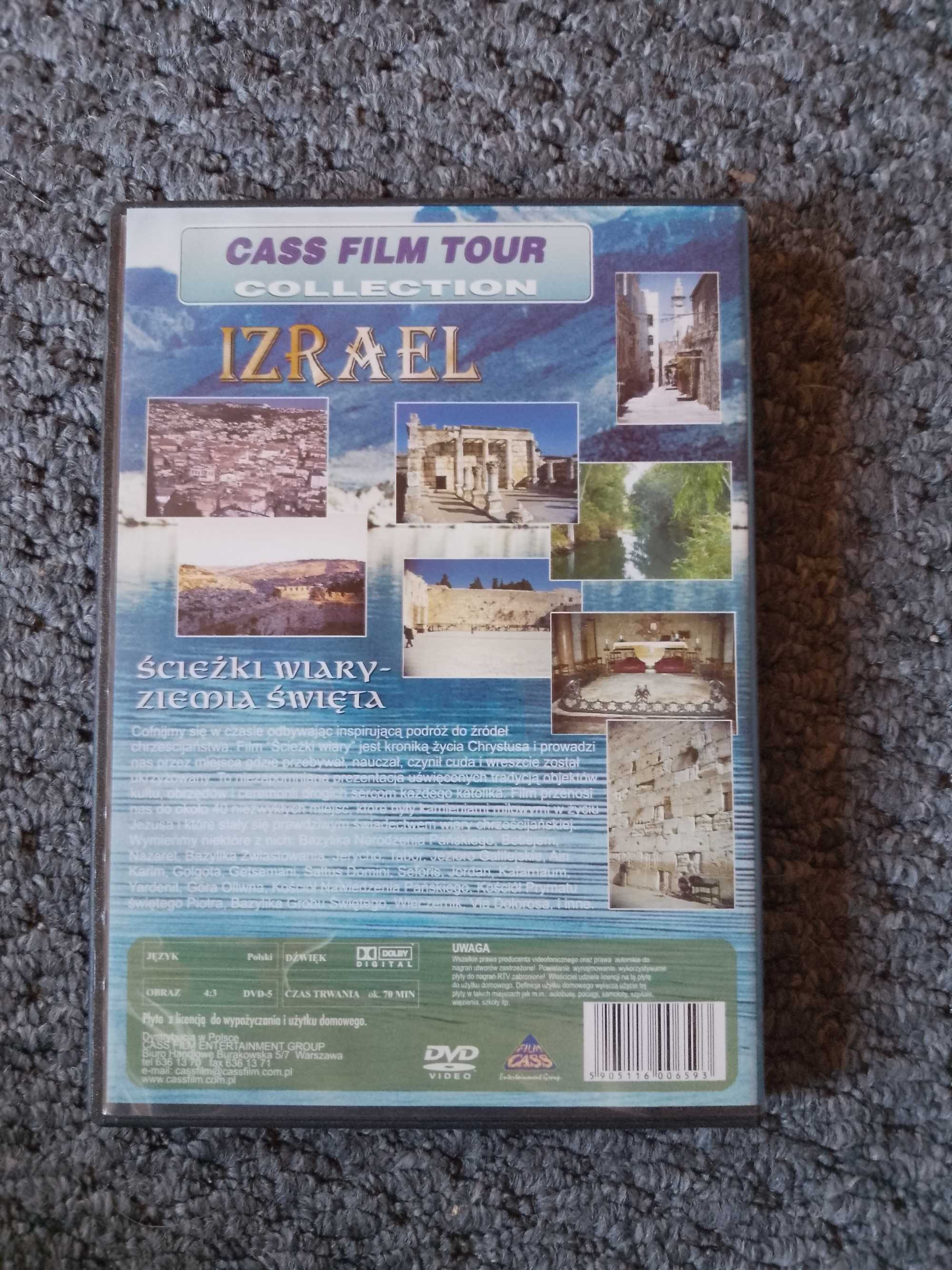 Izrael ścieżki wiary-Ziemia Święta płyta dvd Cass Film Tour Collection