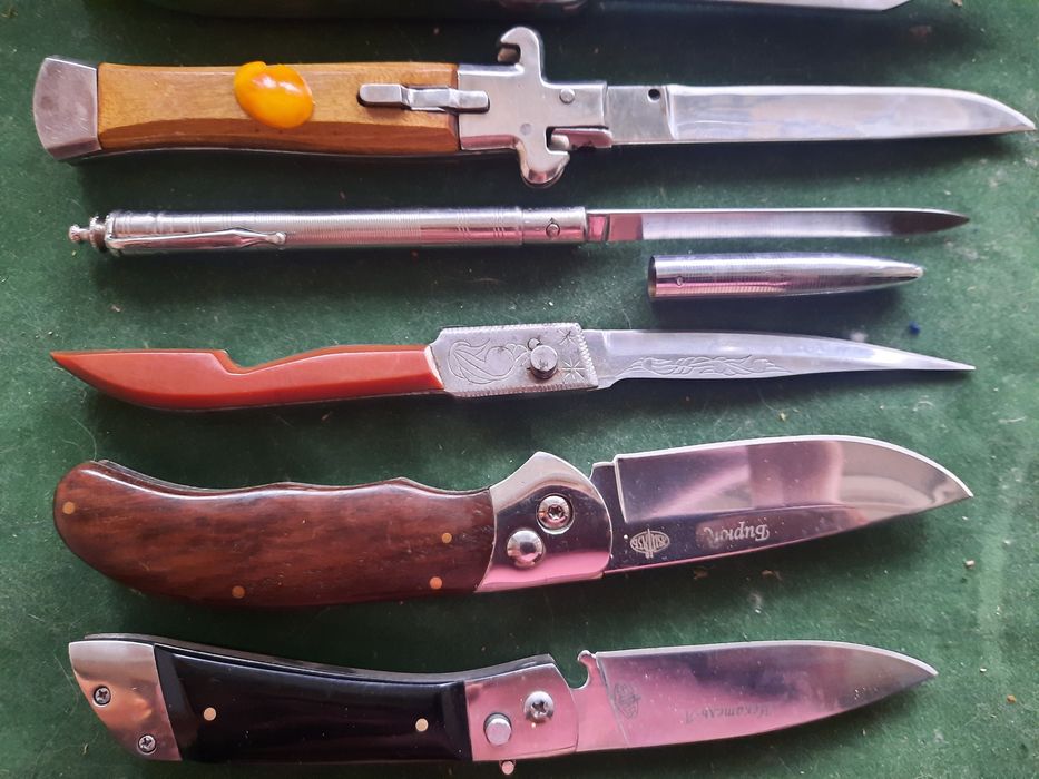 Нож выкидной итк и заводской ссср