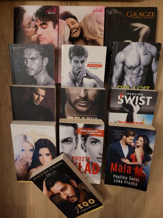 Zestaw 15x romans, różne tytuły.