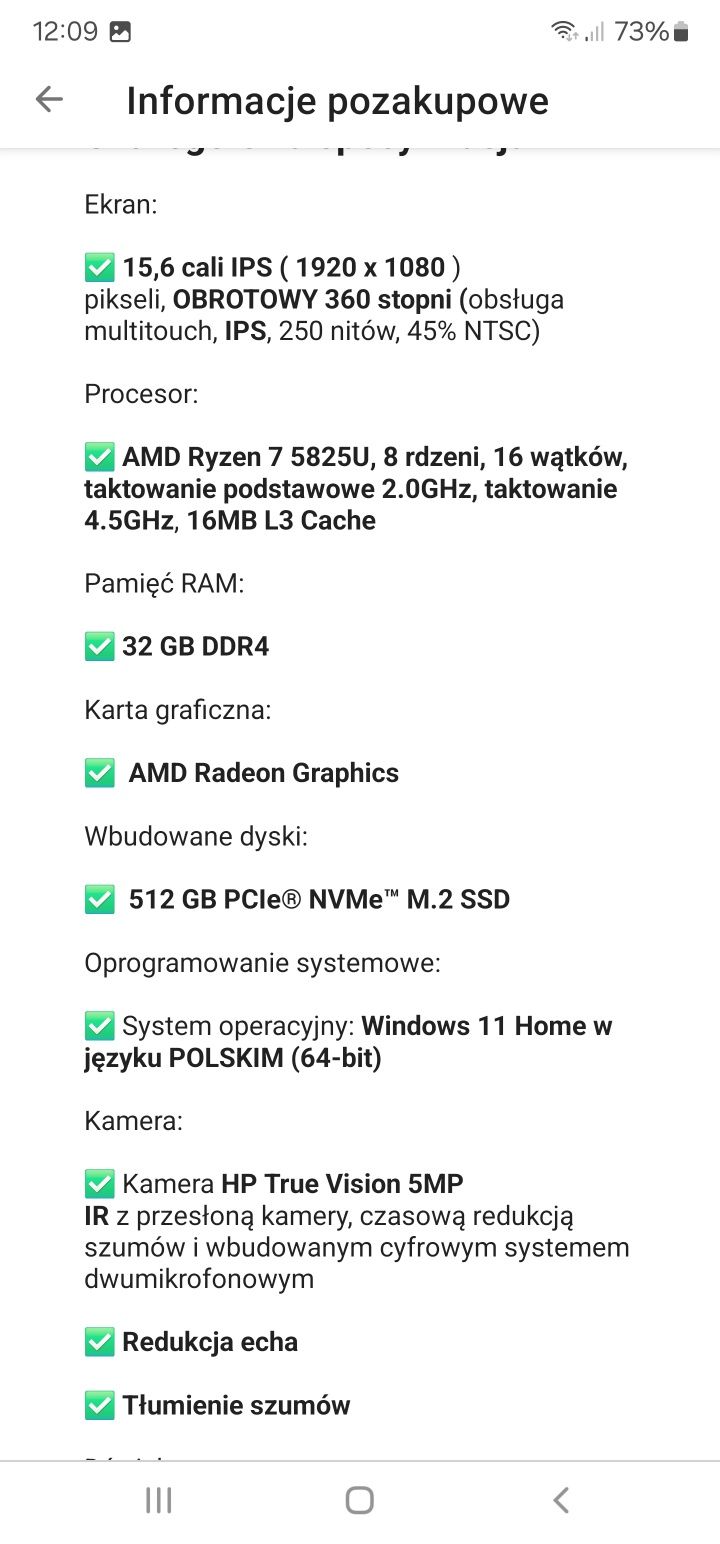 Laptop hp envy 360 uszkodzony
