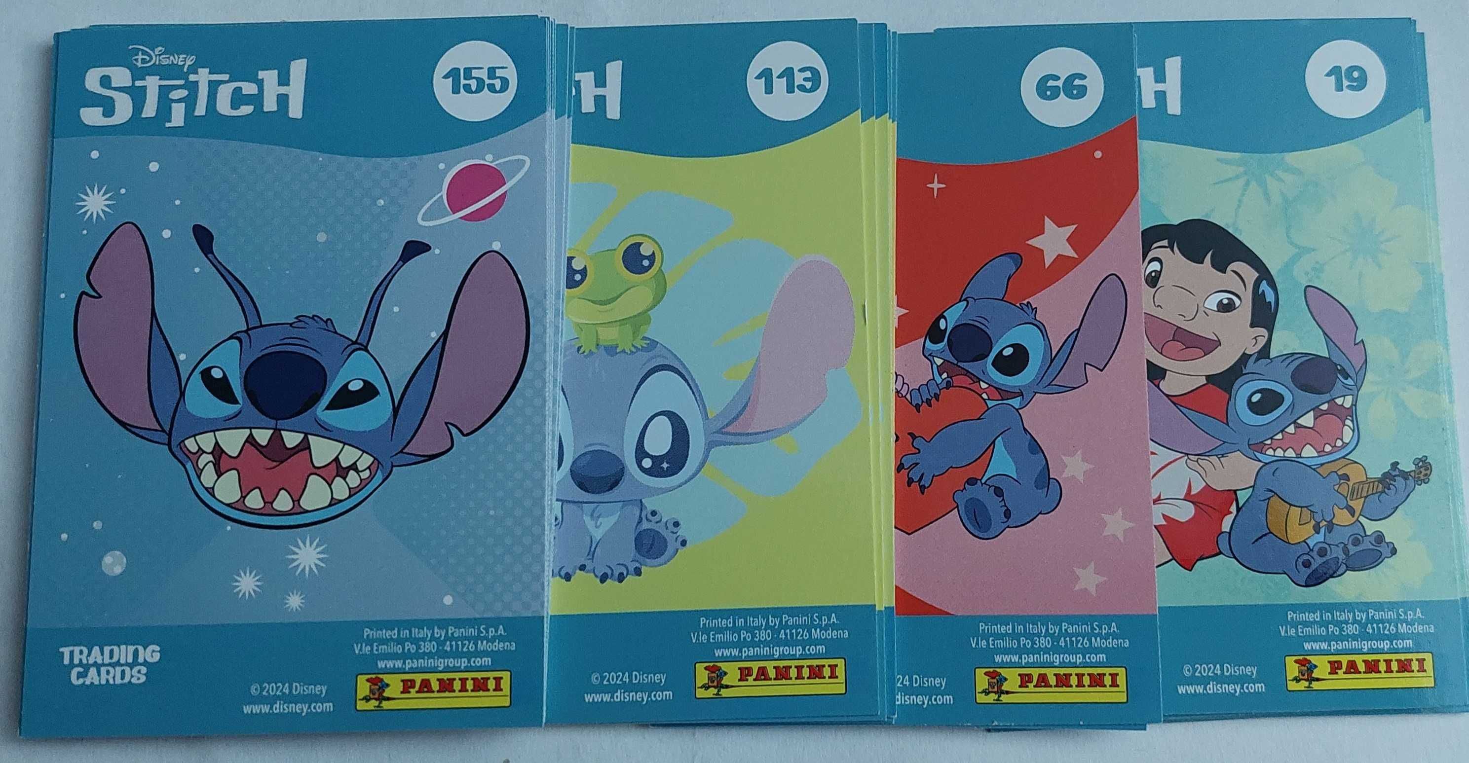 Vendo/troco cromos/cartas da Caderneta Panini - Stitch Disney