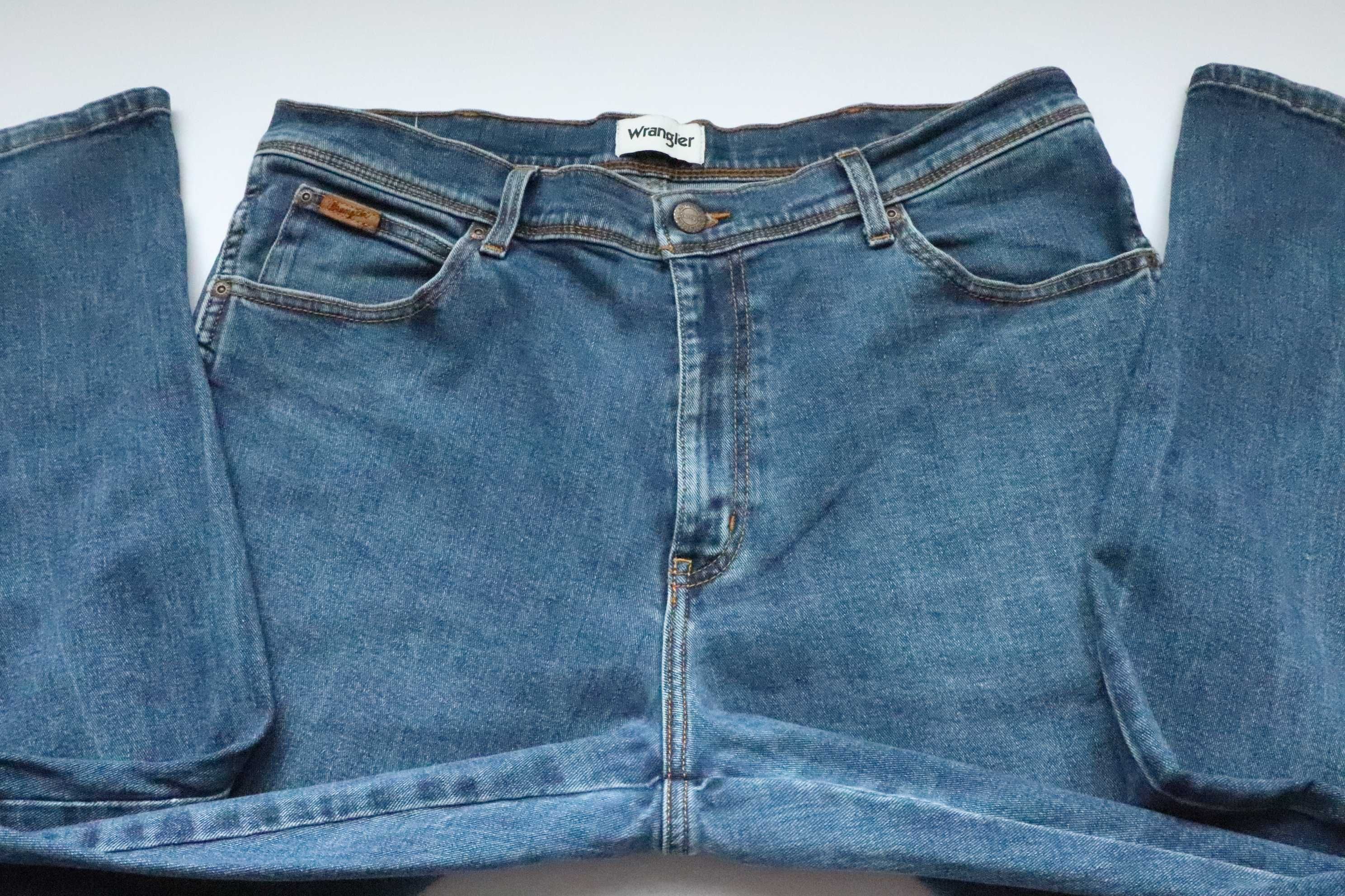 WRANGLER TEXAS W38 L36 regular spodnie męskie jeansy jak nowe