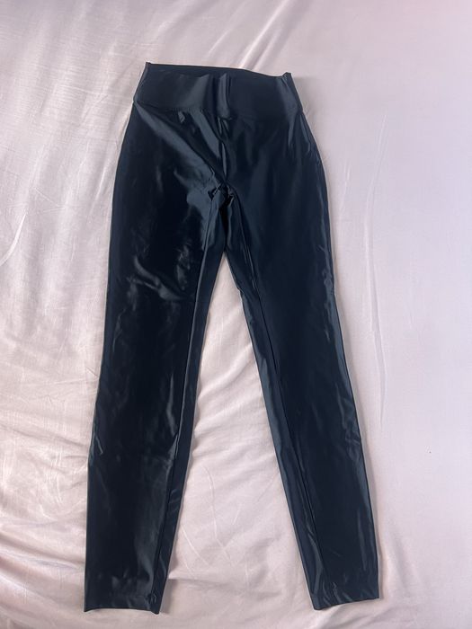 Leginsy calzedonia M czarne blyszczace