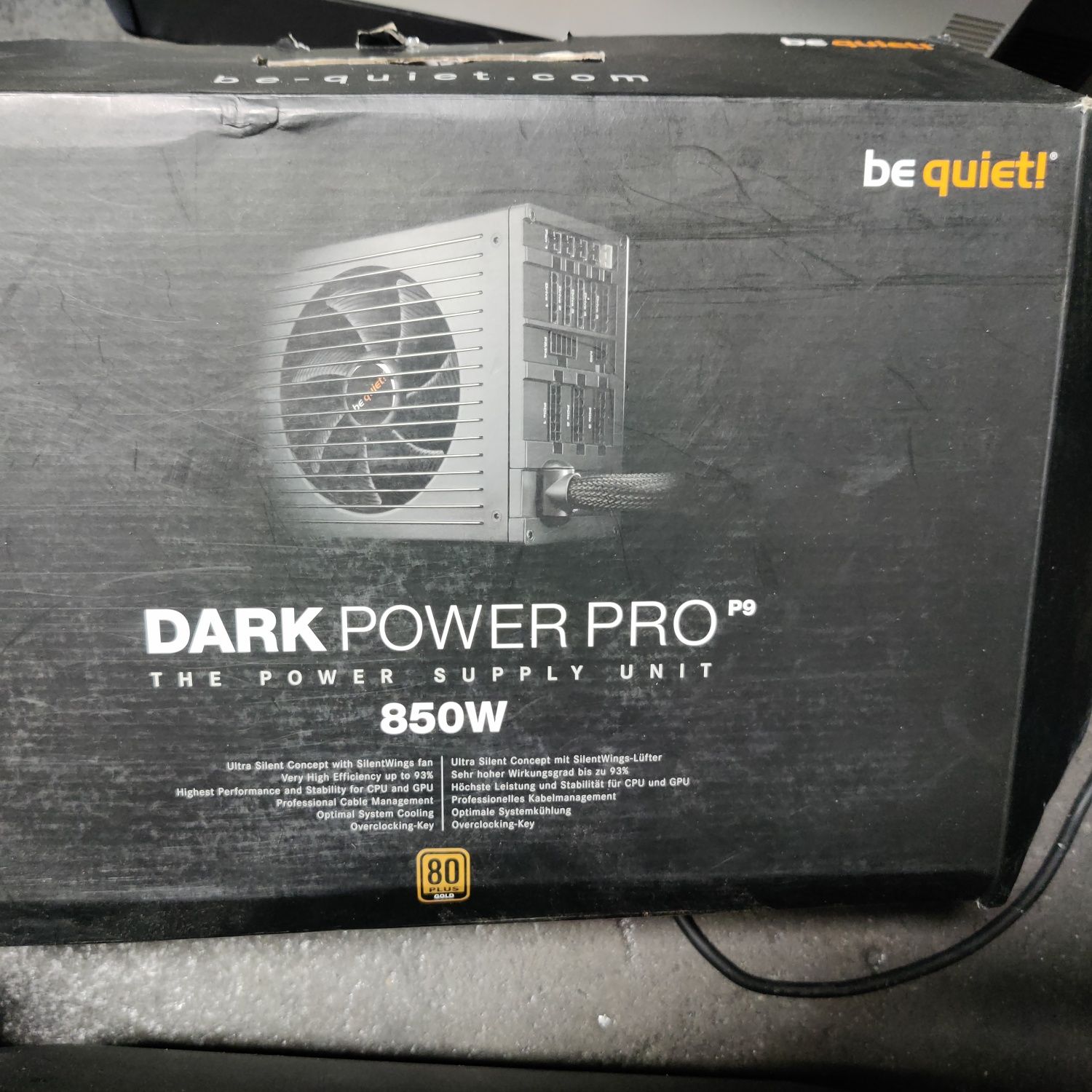 Zasilacz be quiet! Dark Power PRO BQT P9-850W, 80plus GOLD, 4xPCIe