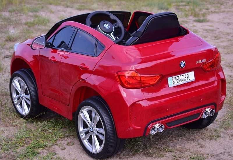 Auto samochód na akumulator BMW X6 pojazd autka samochodzik jeździk RC