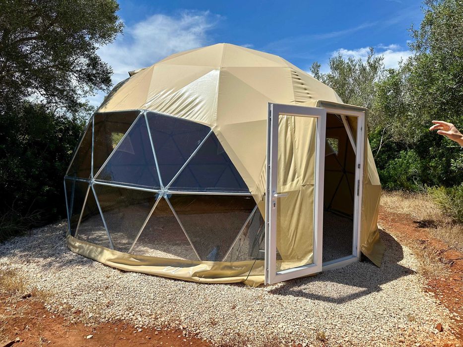 bungalows/casas LSF modulares moveis e domes