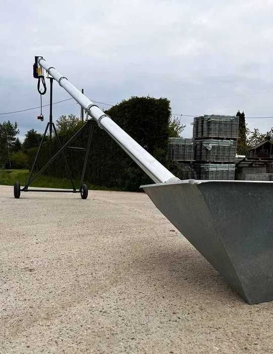 Żmijka, podajnik ślimakowy do zboża i materiałów sypkich
