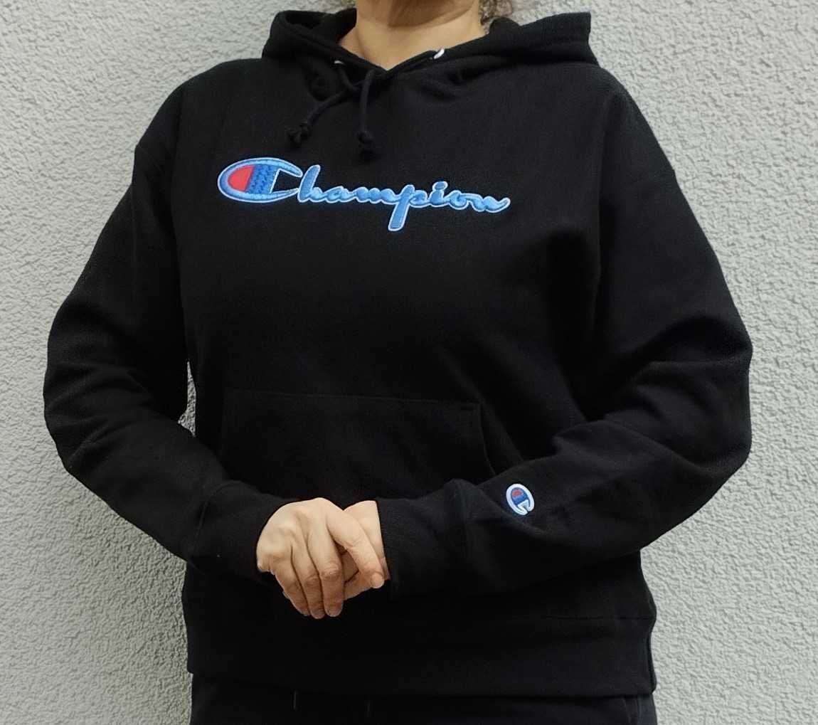 NOWA ciepła bluza z kapturem męska Champion Sweatshirt  Hoodie L