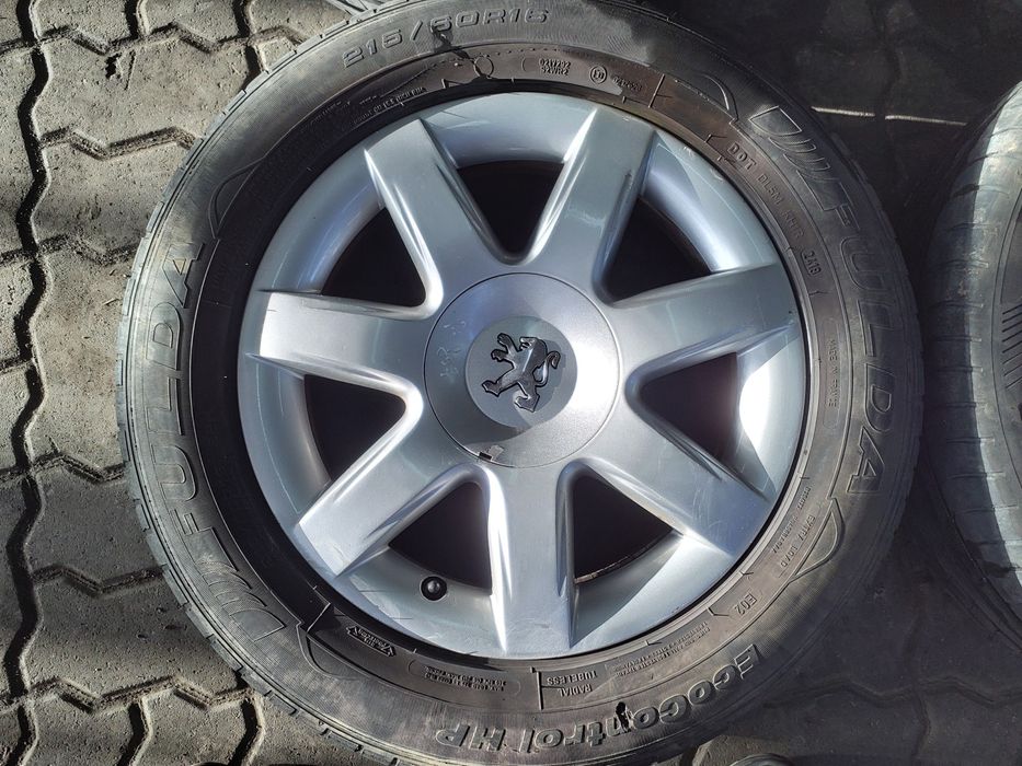 JANTES PEUGEOT 807 R16 COM PNEUS 215/60 FURAÇÃO 5X98