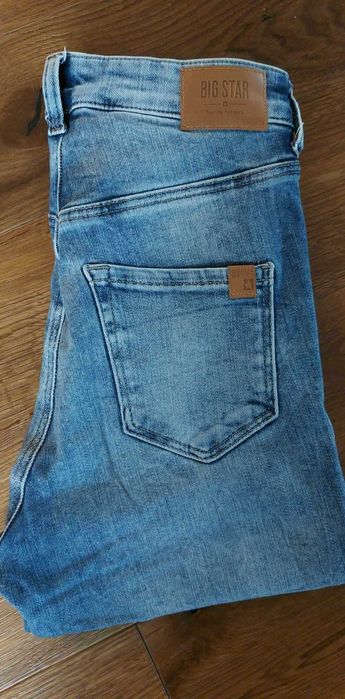 jeansy Big Star, spodnie  damskie fitskinny W26L30