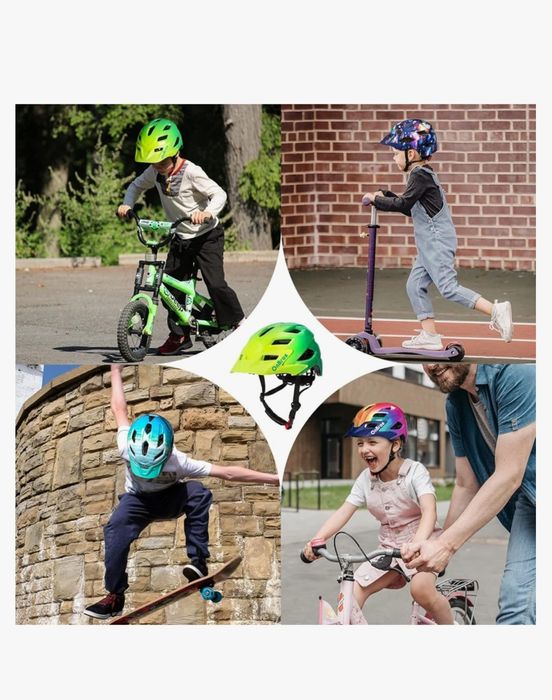 OnBros Dziecięcy kask rowerowy dla dzieci