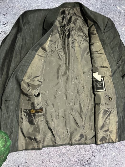 Премиальный серый пиджак блейзер Christian Dior x Loro Piana Оригинал