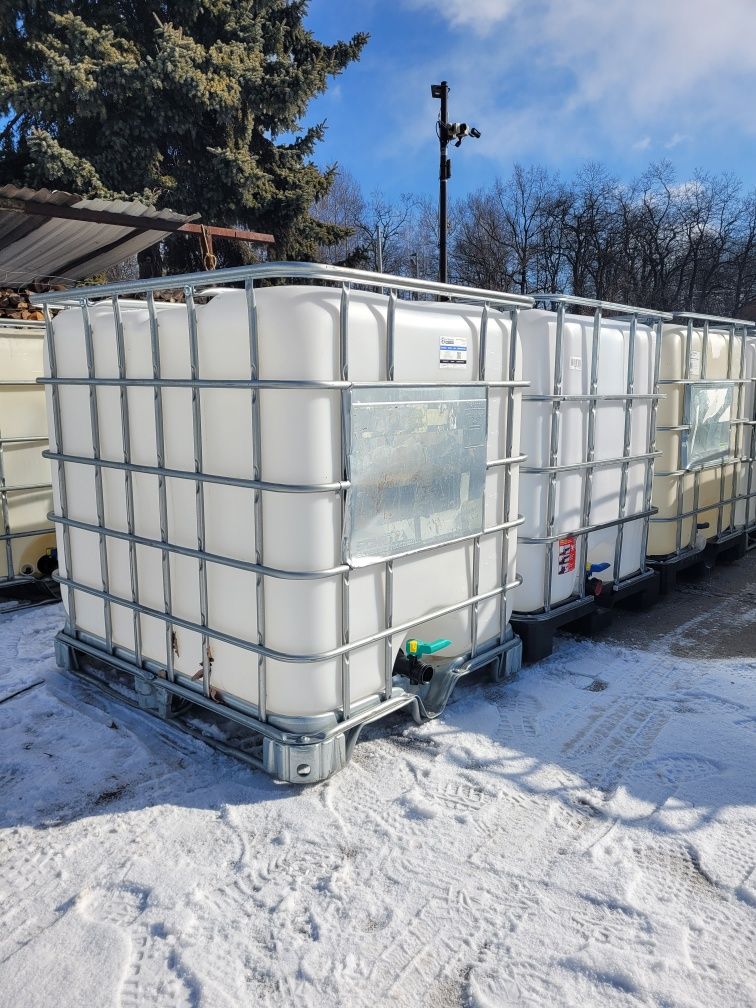 Mauzer Pojemnik na wodę IBC 1000l paleta metalowa plastikowa