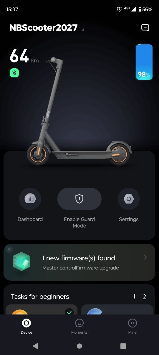 Електросамокат Ninebot KickScooter MAX G30P Black