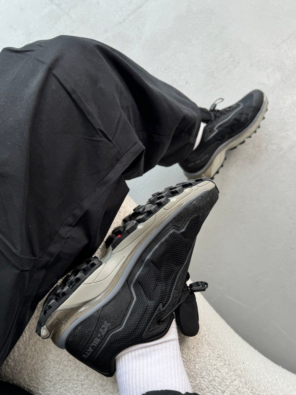 Чоловічі кросівки Salomon XT Slate Black(літо)