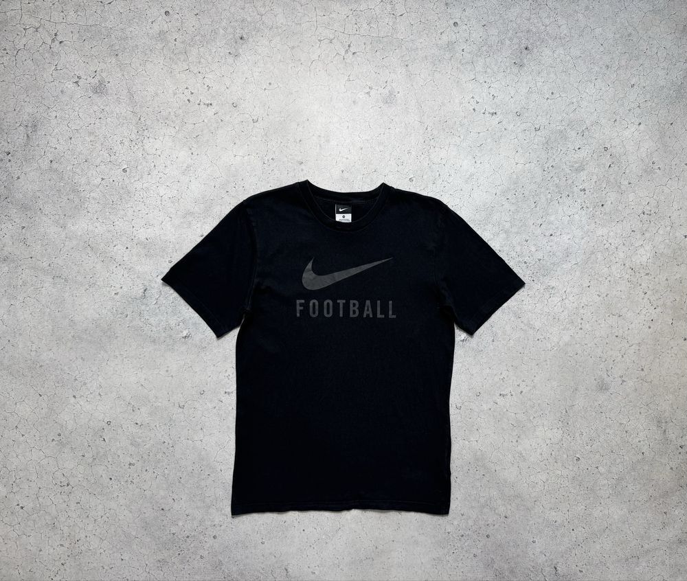 Мужская Футболка Nike Big Swoosh Football Оригинал Черная S-M Drill