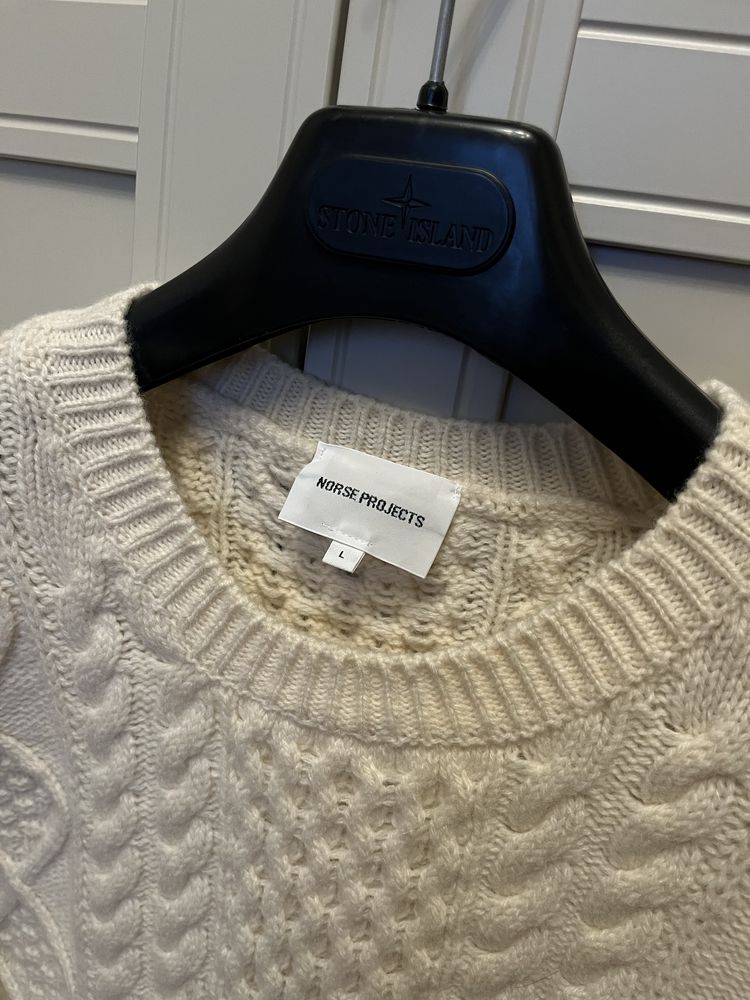 Чоловічий вовняний светр Norse Projects (L-XL розмір, Оригінал)