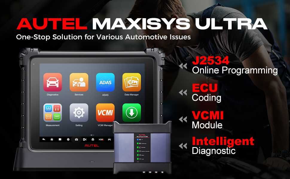 Máq. Diagnostico Auto Autel Maxisys Ultra  2 anos atualização grátis