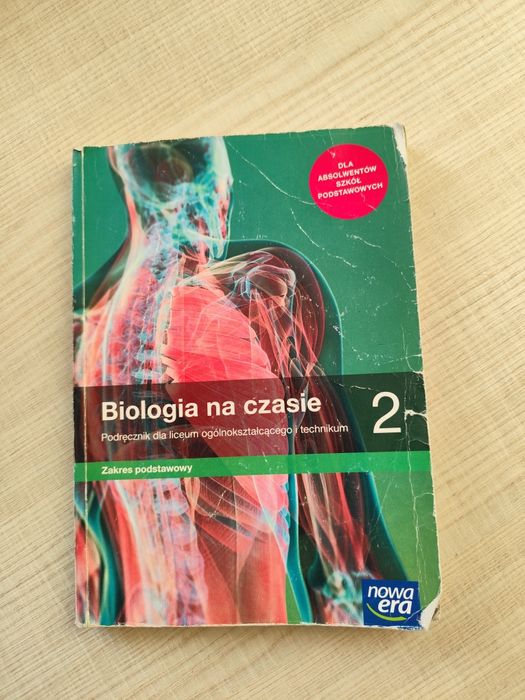 Biologia na czasie 2 zakres podstawowy Nowa Era 2021 liceum i techn.