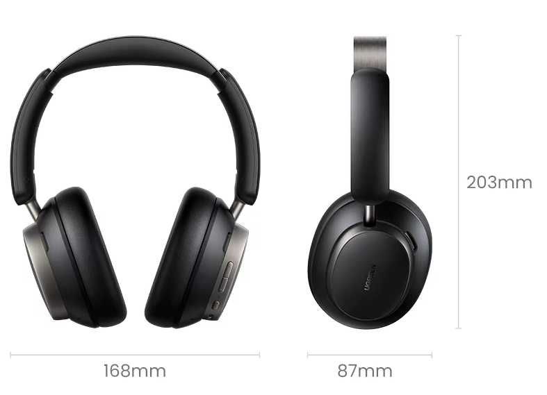 Навушники Ugreen Studio Pro (Dual Driver, LDAC Hi-Res, NC, BT 6, 120h)