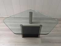 stolik szkło hartowane ciężki ława kawowa 110x135