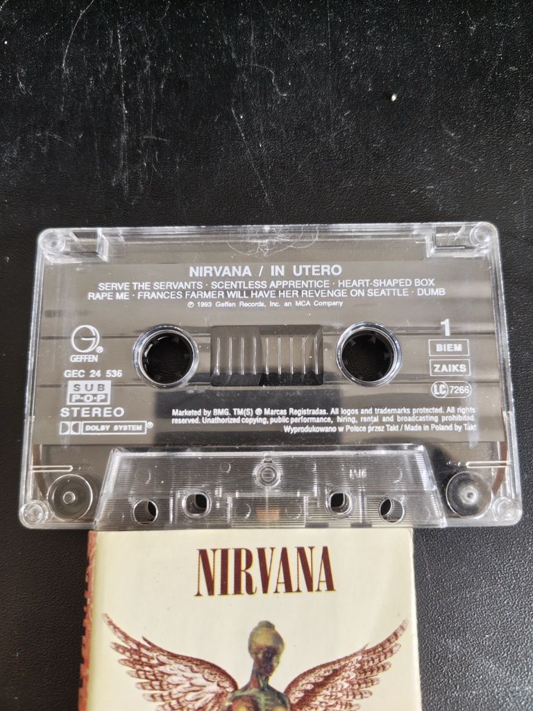 Kaseta Nirvana In Utero