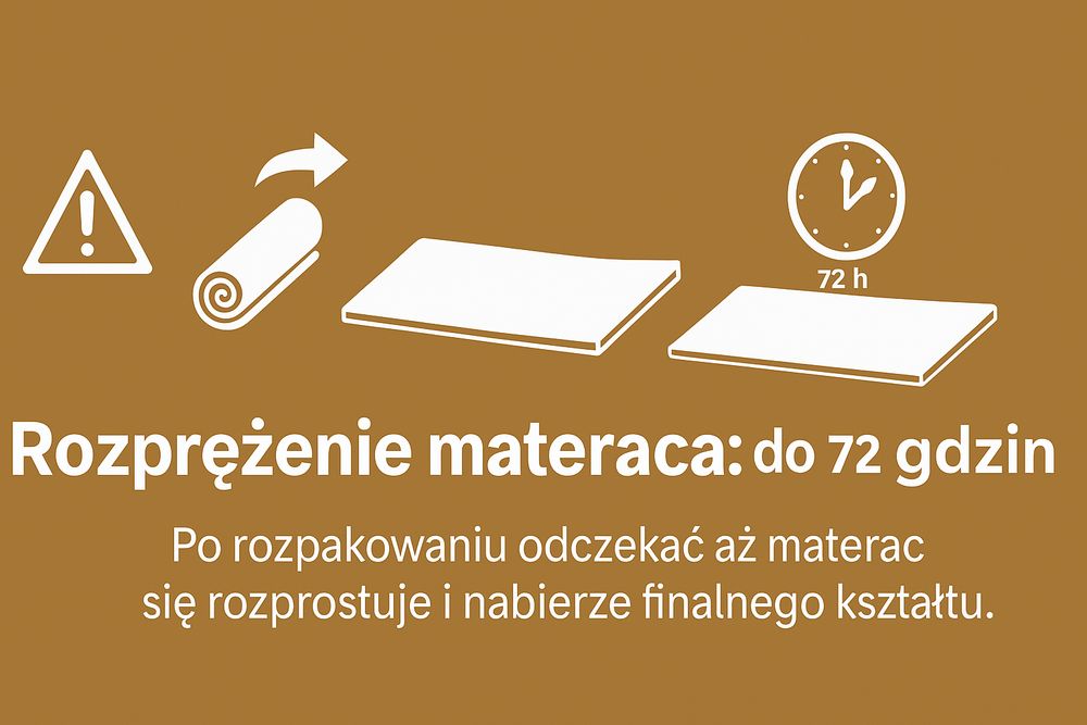 Topper Nakładka na materac 80x200x9 cm DWUSTRONNA