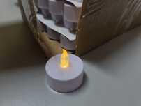 80 Velas LED - Efeito Chama