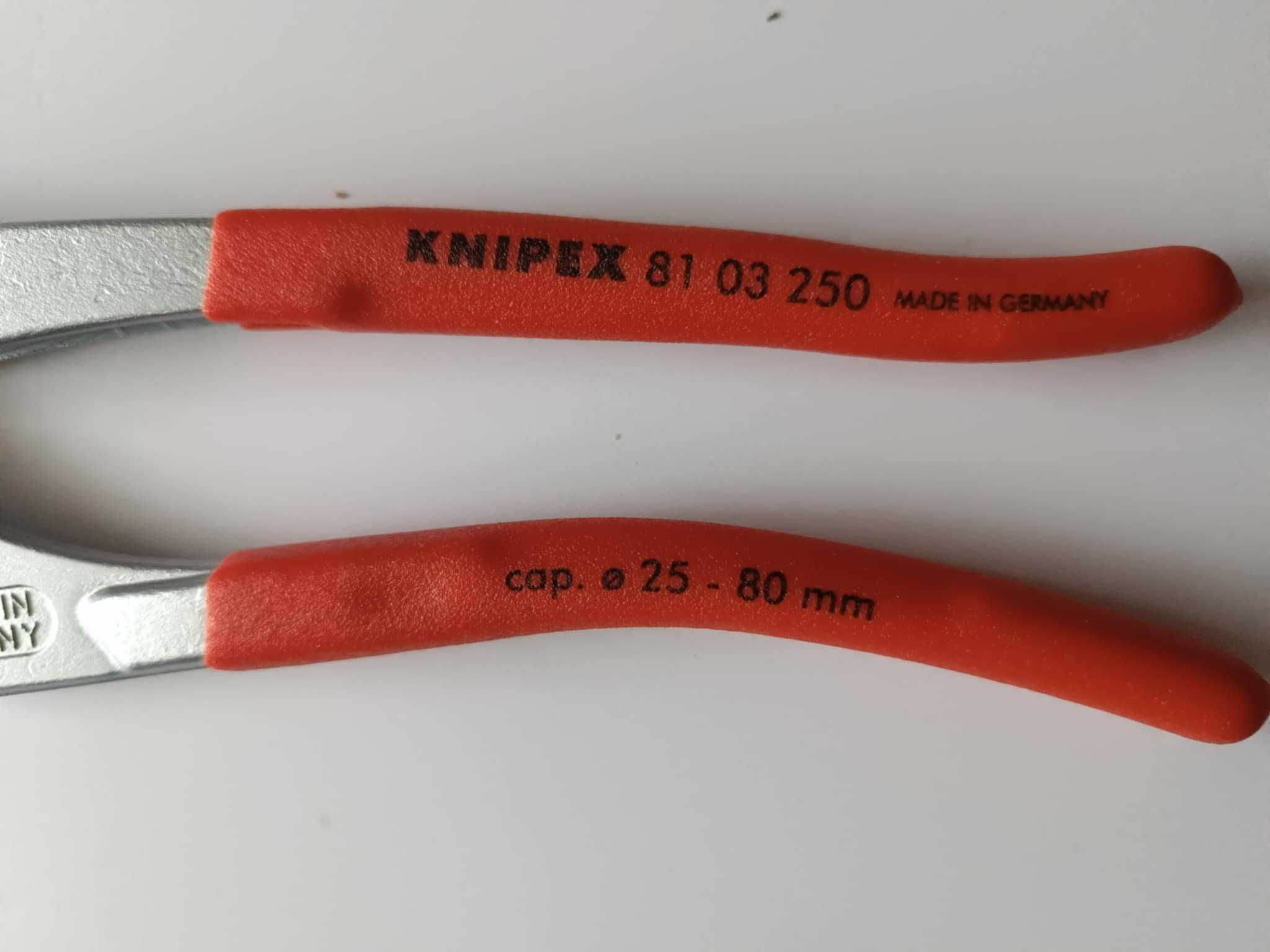 Knipex Szczypce do syfonów sanitarnych, muf i złączek,filtry itp,