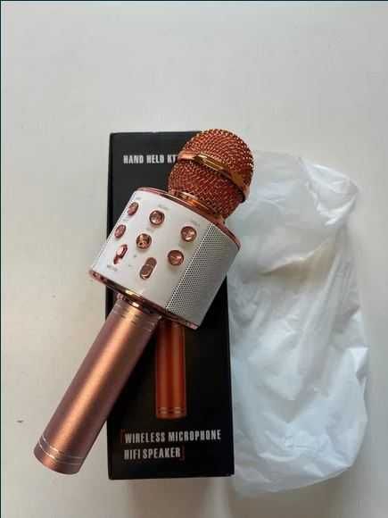 Mikrofon karaoke bezprzewodowy z głośnikiem WS858