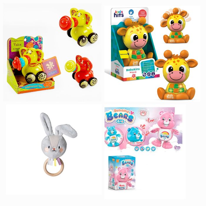 Розвиваючий музичний килимок для немовлят,коврик з піаніно, погремушки