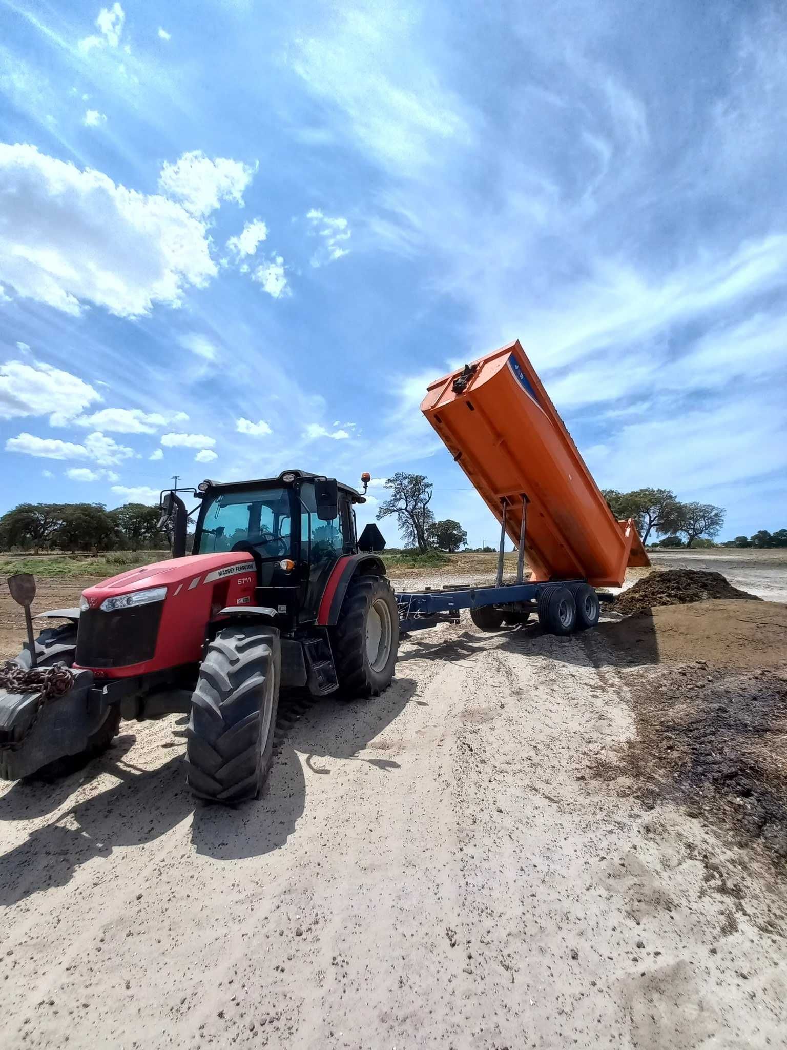 Aluguer de máquinas, prestação de serviços agrícolas