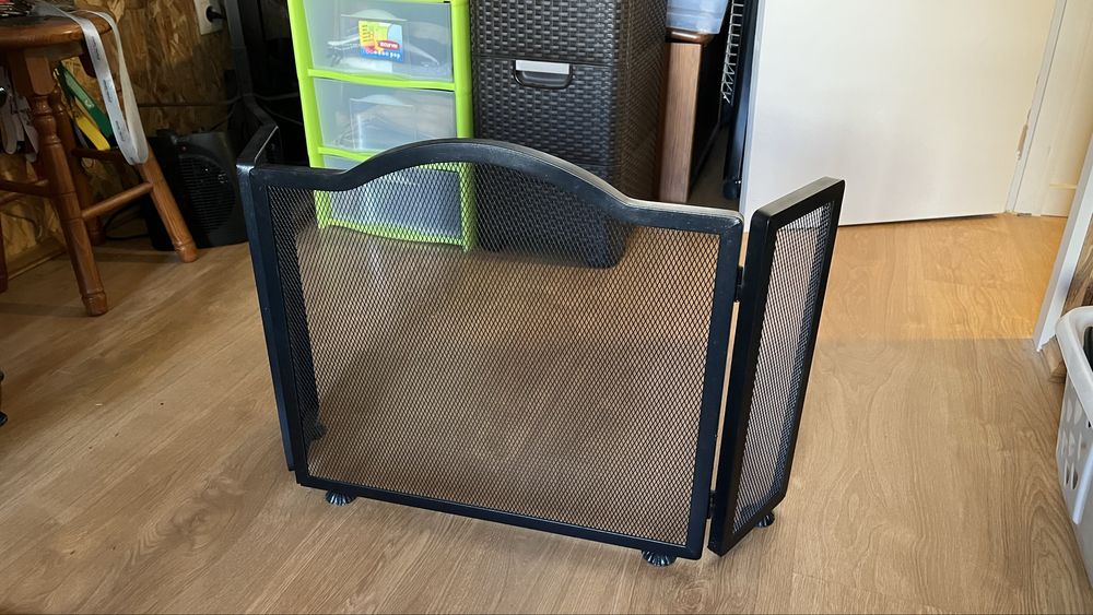 Lareira, proteção de ferro