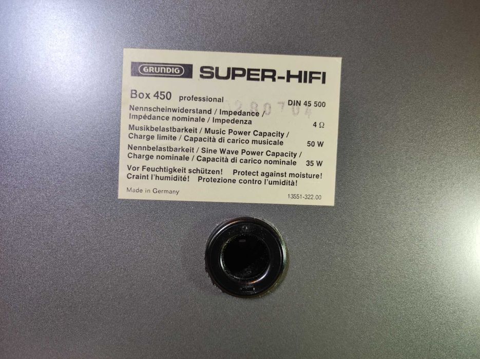 GRUNDIG Super Hifi Box 450 professional – wybitne niemieckie monitorki