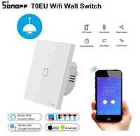 Interruptor Sonoff touch/wifi 1 botão ewelink /google home
