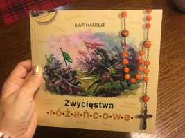 Nowa zafoliowana książka z płytą CD „Zwycięstwa Różańcowe” Ewa Hanter